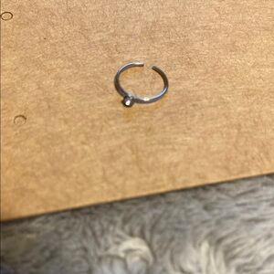 Elegant Silver Nose Ring